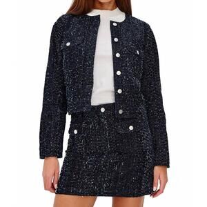 NEW RAILS capistrano jacket in denim tweed